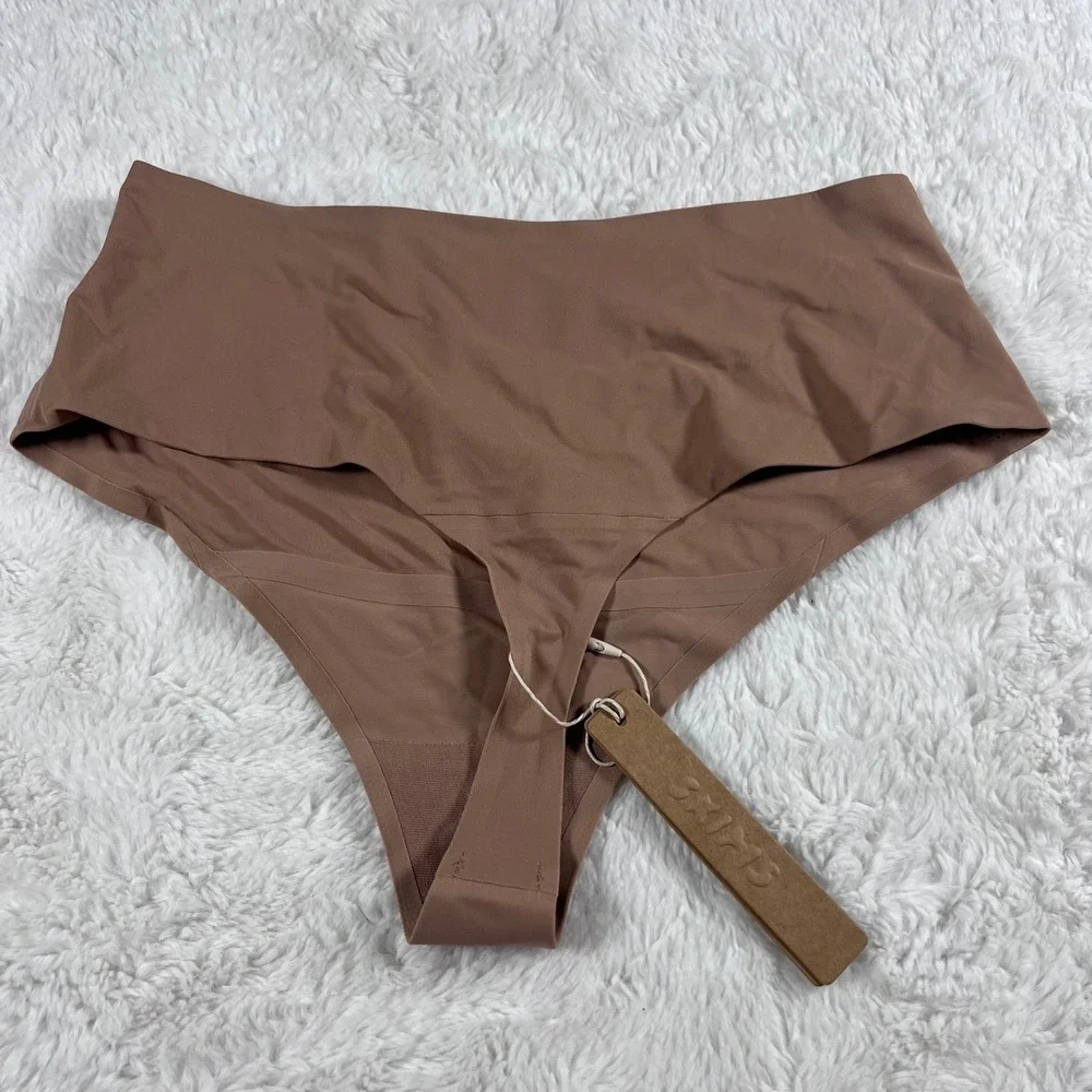 SKIMS Smoothing Intimates High Waisted Thong Sienna Small PN-THG-9356 NEW - Picture 6 of 12